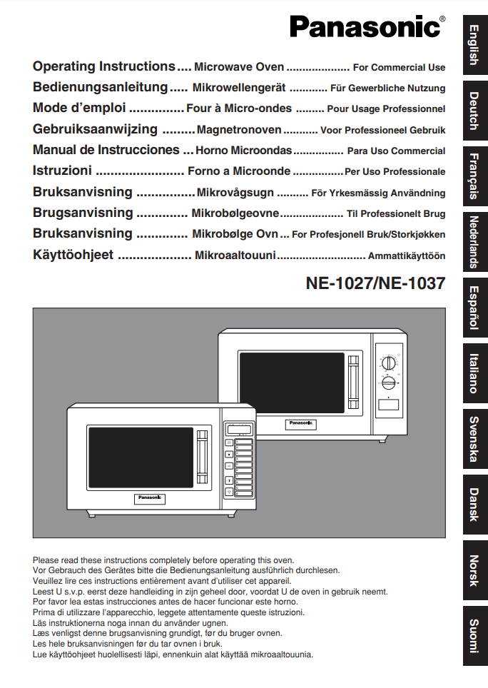 Bedienungsanleitung von NE-1027