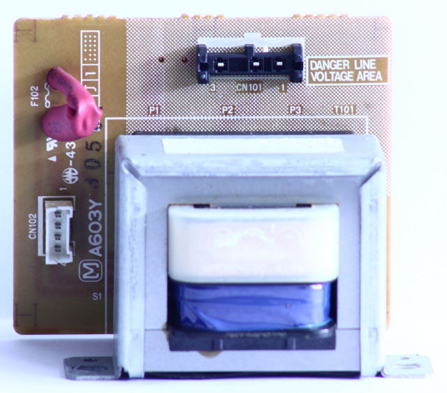 Niedervolttrafo-D kpl für Panasonic Mikrowellen - Gebraucht